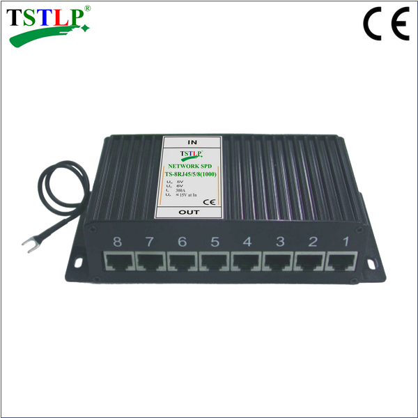 TS-8RJ45/5/8(1000M) Ethernet Surge Protection