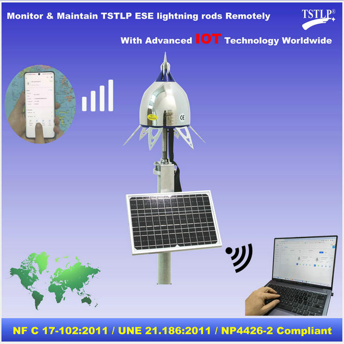 Early-Streamer-Emission---ESE-Lightning-Rod-with-IOT-Connect-Professional