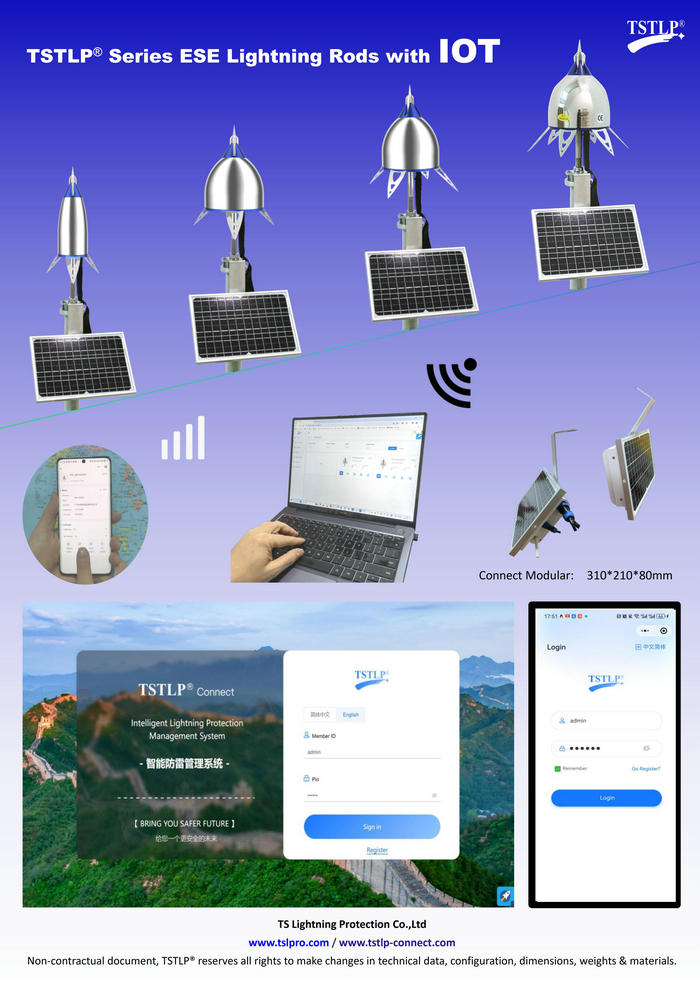 Early-Streamer-Emission---ESE-Lightning-Rod-with-IOT-Connect-Professional-Manufacturer